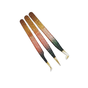 Cisailles beauté grande quantité pince à cils antidérapante en acier inoxydable applicateur d'extension de cils à pointe en fibre pointue - Product Image 5