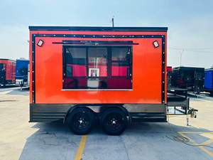 Remolque de comida de alta calidad, carrito de comida móvil de doble capa, camiones de comida móviles de calle de concesión. - Product Image 2