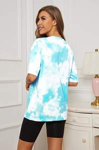 Camiseta de manga corta de color sólido para mujer, camisetas de moda para mujer, camiseta al por mayor - Product Image 3