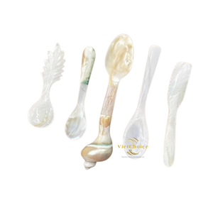 ช้อนเปลือกหอยทำมือรักษ์โลก ภาชนะใส่อาหารจากเปลือกหอยธรรมชาติสำหรับรับประทานอาหาร - Product Image 2