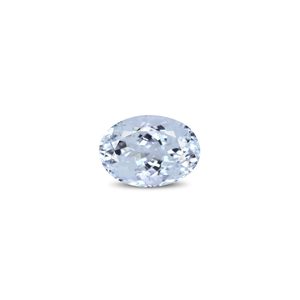 Piedra Suelta de Aguamarina de Alta Calidad de 6.86 Quilates, Facetada, Ovalada, Color Verde Azul Claro, Pulida, Tipo Diamante, Zafiro, Morganita - Product Image 1