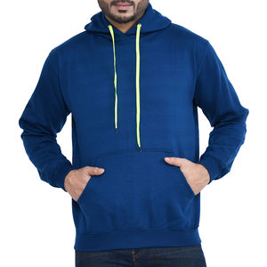 Sudadera con Capucha Extra Grande para Hombre, 100% Algodón, Color Negro, con Logotipo Personalizado, Corte Regular, Suministro OEM, Ligera - Product Image 5
