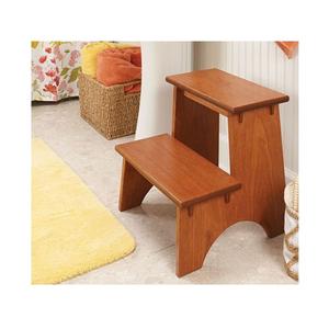 Premium <b>Wooden</b> Step <b>Stool</b> with Reinforced Structure Ideal for Bedrooms Bathrooms Closets Pantries and Household Tasks - Product Image 5