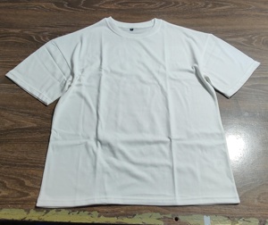 T-shirt pour homme en vente en gros T-shirt court coupe carrée délavé à l'acide Vintage 250 g/m² de T-shirt surdimensionné en coton épais pour homme - Product Image 2