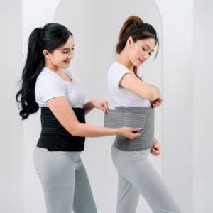 Corset en bambou nano ultra fin, ultra doux, respirant, avec sangles élastiques en coton pour le soutien de l'abdomen/de la taille/du dos, confort quotidien - Product Image 4