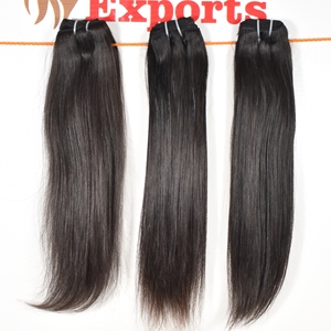 100% vente en gros remy cuticule aligné vierge soyeux noir couleur faisceaux droits lâche armure vietnamien extensions de cheveux humains - Product Image 4