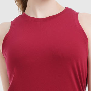 Débardeur streetwear uni à col rond pour femmes, tenue décontracté, débardeur de haute qualité à bas prix pour femmes - Product Image 5