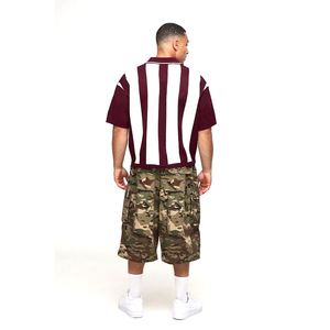 Polo para hombre, bordado, Patchwork, contraste de Color, Delgado, clásico, moda, diseño Original, cuello Polo, Algodón puro, transpirable - Product Image 2