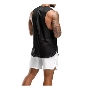 Camiseta cómoda para hombre Sun Faded Gym Singlet hecha sin mangas de algodón suave Ideal para sesiones de entrenamiento físico y salidas diarias - Product Image 2