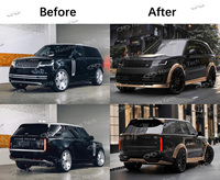 Kit de carrosserie en Fiber de carbone de mise à niveau de Style SVN pour Land Rover Rangerover SUV Kit de carrosserie large de becquet de lèvre avant