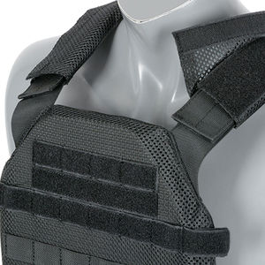 Gilet de protection maille multi-poches gilets tactiques avec sangles de support de plaque - Product Image 4