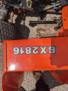 Tractor Kubota BX2380 2020 - Product Image 2