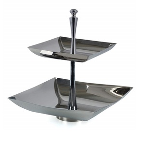 Support de serveur de gâteau de fêtes de mariage de luxe Design exclusif support de gâteau de tasse en métal accessoires de décoration de vaisselle d'hôtel - Product Image 5