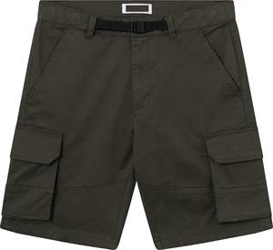 กางเกงขาสั้นผ้าสแปนเด็กซ์ผ้าคอตตอนกลางมีซิปแบบลำลองสำหรับผู้ชายใหม่ฤดูร้อน2024 - Product Image 1