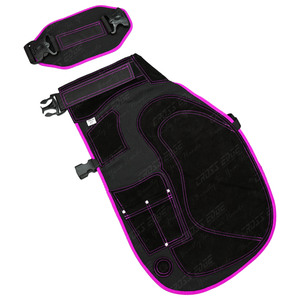 ผ้ากันเปื้อนทำจากหนังระบายอากาศได้ดีผ้าซับในแบบมีสายรัดเอวปรับได้และที่รัดขา4ช่อง - Product Image 6