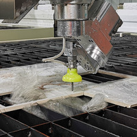 HUALONG machine à pierre HLWJ-2015 micro découpe jet d'eau de bureau Mini découpeuse jet d'eau marbre granit CNC à vendre