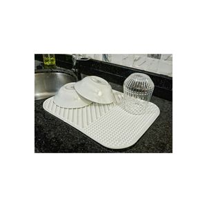 Tapis de séchage de vaisselle en silicone Caractéristiques principales Serviette en silicone de comptoir Catégorie de produit Essuie-tout - Product Image 1