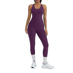 Hot Sale Women 2 Piece <b>Yoga</b> <b>Set</b> Fitness Women Seamless Quick Dry <b>Yoga</b> <b>Set</b> Custom Logo Gym Workout Sports Bra And Leggings <b>Set</b> - Product Image 1