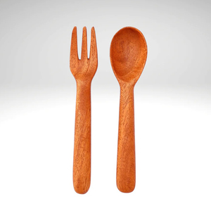 ชุดช้อนส้อมมีดไม้ช้อนส้อมเครื่องใช้บนโต๊ะอาหารใหม่หรูหราทันสมัยสำหรับโรงแรมร้านอาหารบ้าน - Product Image 2