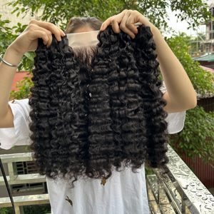 ผมดิบจากเวียดนามอัจฉริยะผมหยิกจากพม่าผมคน100% - Product Image 1