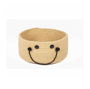 Corbeille de fruits ronde en coton de haute qualité Design uni Utilisation à domicile Made in India Solution de stockage écologique Durable et porte-fruits - Product Image 4