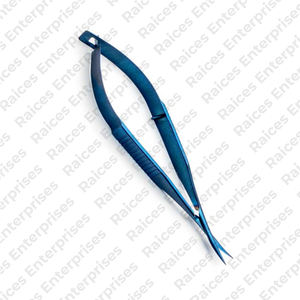 Microtijeras rectas y curvas para capsulotomía de Castroviejo, Vannas, instrumento médico, tijeras para capsulotomía - Product Image 6