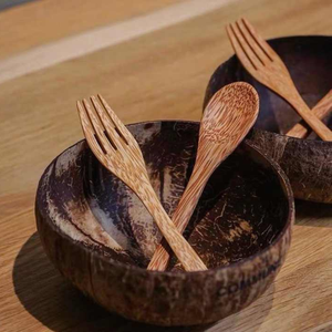 ชามมะพร้าว2023พร้อมโลโก้ธรรมชาติขัดเงาช้อนเปลือกหอยขายส่งเป็นมิตรต่อสิ่งแวดล้อม - Product Image 6