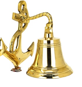 Campana de barco de latón envejecida/Vintage hecha a mano, campana de venta Premium pulida antigua sólida, pared náutica, decoración Vintage Anc - Product Image 1