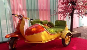 Punjabi Style mariée entrée Tuk Tuk pour UK mariage mariage Couple entrée décorative Auto mariée marié entrée chariot australie - Product Image 6