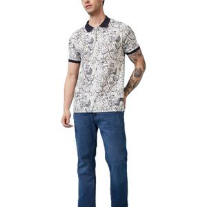 Polos de talla grande para hombre de alta calidad, venta al por mayor, polos de Golf bordados con estampado de algodón transpirable, ropa teñida lisa - Product Image 6