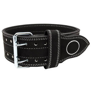 Cinturón de Levantamiento de Pesas Ajustable de 13 mm, Cuero Vacuno, Protección Profesional, Soporte Resistente para Levantamiento de Pesas, Culturismo - Product Image 6