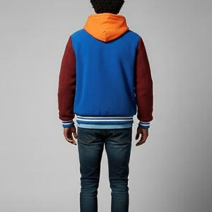 Best-seller Veste de baseball en chenille brodée sur mesure pour adultes et jeunes, coupe-vent, respirante, veste d'hiver pour hommes - Product Image 2