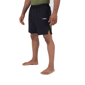 Pantalones cortos ligeros de agarre sin GI con aberturas laterales Velcro seguro de cintura elástica de 4 vías ideal para pantalones cortos de agarre de luchadores Bjj - Product Image 1