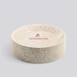 Base para Pastel Hecha a Mano, Ecológica, No Tóxica, con Núcleo de Bambú y Concha Natural de Nácar, para Exhibición de Postres, de Vietnam - Product Image 3