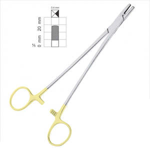 Porte-aiguille microdermique chirurgical Astrin, forceps TC, manuel, poignée dorée MOL, instruments chirurgicaux en acier inoxydable, fabriqué au Pakistan - Product Image 5