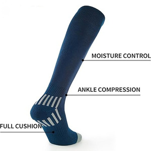 Chaussettes Offre Spéciale pour hommes Chaussettes de sport de couleur unie pour hommes Chaussettes d'affaires respirantes et absorbant la sueur fabriquées par Dress Sports - Product Image 6