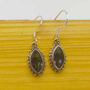 925เงินสเตอร์ลิงสีโทแพซอัญมณีเครื่องประดับอัญมณีบำบัดของขวัญแต่งงานราคาขายส่ง - Product Image 1