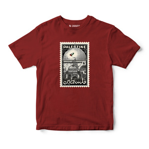 Camiseta de Manga Corta con Estampado Árabe de Palestina, 100% Algodón, Transpirable, Estilo Casual, Tejido de Punto Jersey, Opciones de 240g y 180g, Económica - Product Image 5