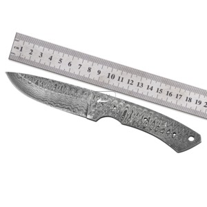 Venta al por mayor 25mm hoja hecha a mano Damasco acero Bushcraft cuchillo de bolsillo gota de lluvia Twist Diseño de escalera OEM personalizable 192 capas - Product Image 2