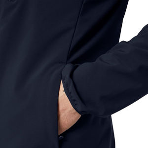 Chaqueta cortavientos impermeable transpirable con decoración de patrón para exteriores, prendas de vestir Softshell de invierno personalizadas para hombre - Product Image 4