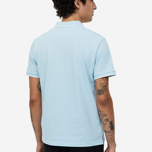 Chemise Angleterre à manches courtes conçue sur mesure pour hommes 100% coton brodé sur le devant tissu éponge solide fabriqué en PK respirant - Product Image 2