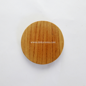 Handmade Custom Cozy Teak Wooden Round Coaster Decorative for Coffee Tea Drink Cup <b>Mat</b> & Pads - Product Image 6