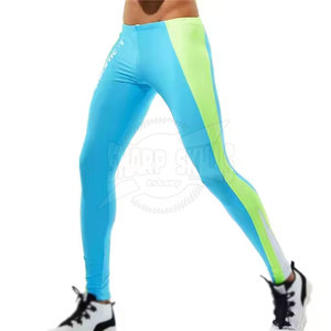 Venta al por mayor por encargo de los hombres Legging hecho profesional de los hombres Legging de alta calidad de los hombres Legging - Product Image 1