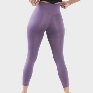 Leggings de yoga pour femmes, vêtements de sport avec logo personnalisé, pantalons d'entraînement en nylon élasthanne avec taille élastique - Product Image 4