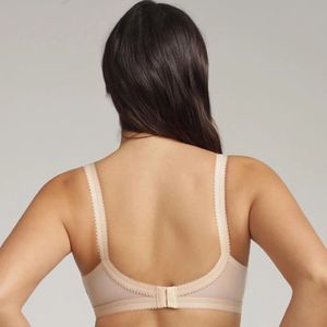 Sujetador inalámbrico para mujer Criss Cross Support Correas de satén ajustables anchas Ajuste cómodo - Product Image 5