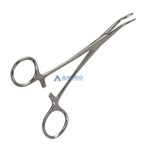 Pinzas de acero Kelly de precisión Briggs curvadas de alta calidad, mango de bloqueo Manual para procedimientos médicos, certificado CE Dental - Product Image 5
