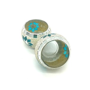 Wholesale Glass Candle Holders <b>Lanterns</b> Mosaic <b>Tealight</b> Votive Candle Holder for Wedding Centerpieces - Product Image 5