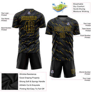Nom de l'équipe Maillot de football Vêtements de sport personnalisés Maillot de football respirant Uniformes de football par sublimation pour commandes de groupe Vente en gros - Product Image 3