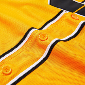 Vente en gros Chemise ample unisexe en jersey Hip Hop Baseball Tenue de sport des années 90 pour hommes et femmes avec impression par sublimation - Product Image 6