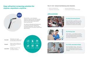 휴대용 휴대용 자동 굴절계 검안 클리닉 및 모바일 시력 검사용 디지털 시력 검사 장치 - Product Image 3